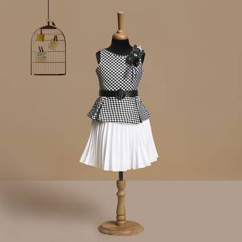 satin embroidered kids-frocks 2