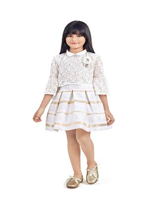 polyester plain kids-frocks 1