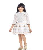 polyester plain kids-frocks