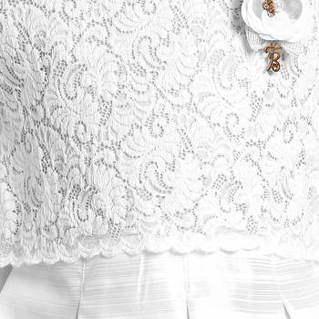 polyester plain kids-frocks 4