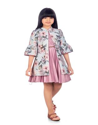 satin plain kids-frocks 1
