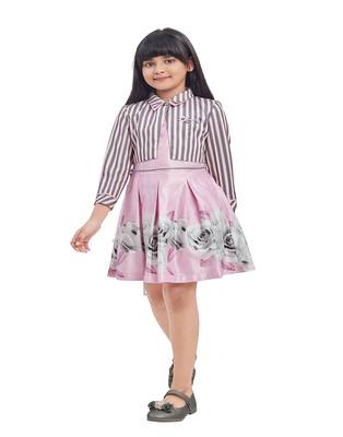 satin printed kids-frocks 1