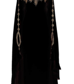 Black Georgette Embroidery Islamic Kaftans