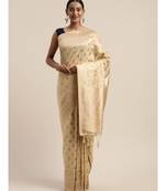 CHIKU jacquard sarees