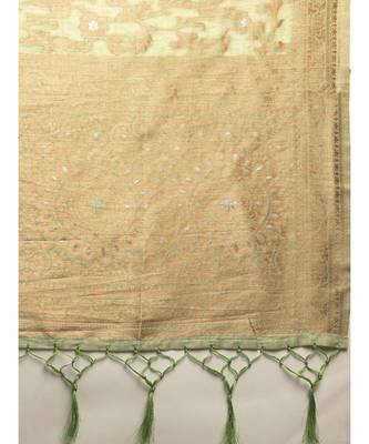 GREEN jacquard sarees 6