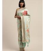 BLUE jacquard sarees