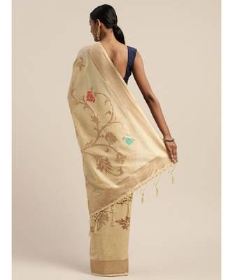 CHIKU jacquard sarees 4