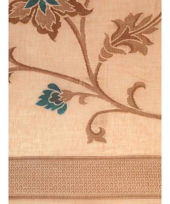 PEACH jacquard sarees 5