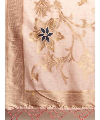 PINK jacquard sarees 6