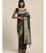 BLACK jacquard sarees
