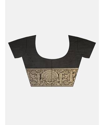 BLACK jacquard sarees 7