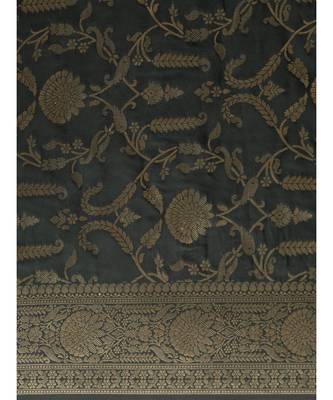 GREEN jacquard sarees 4