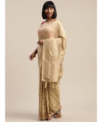 CHIKU jacquard sarees 1