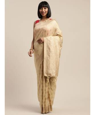 CHIKU jacquard sarees 2