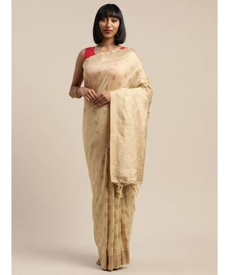 CHIKU jacquard sarees 7