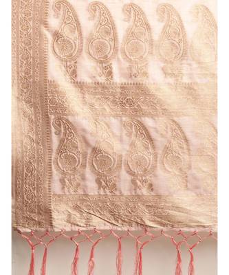 PINK jacquard sarees 6