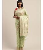 GREEN jacquard sarees