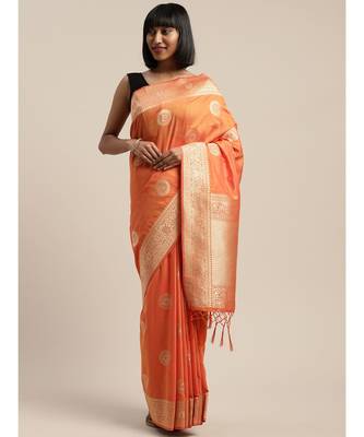 GOLD jacquard sarees 1