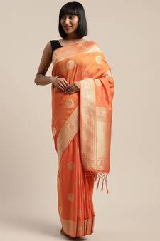GOLD jacquard sarees
