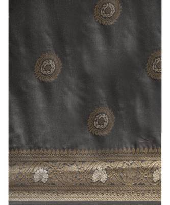 GREY jacquard sarees 4