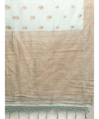 BLUE jacquard sarees 6