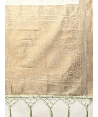GREEN jacquard sarees 6