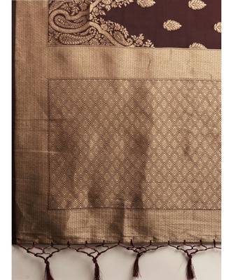 WINE jacquard sarees 6