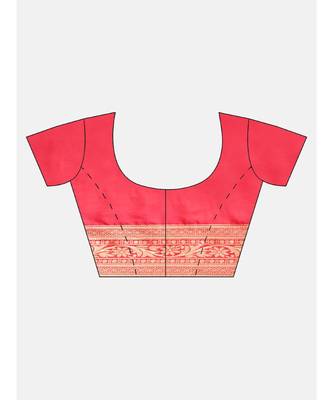 PINK jacquard sarees 7