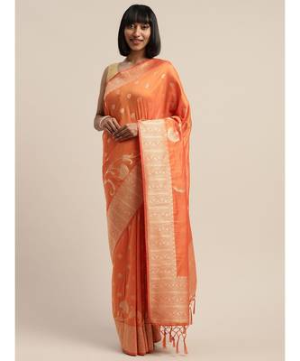 GOLD jacquard sarees 1