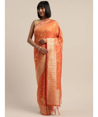 GOLD jacquard sarees 3