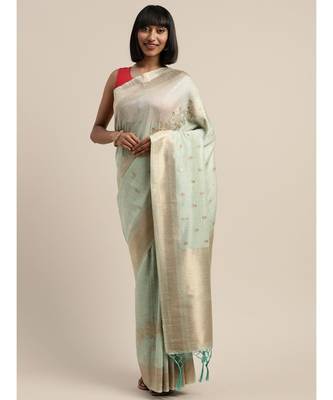 BLUE jacquard sarees 1