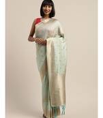BLUE jacquard sarees