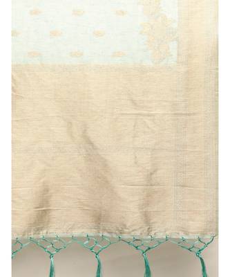 BLUE jacquard sarees 6