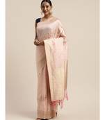 PINK jacquard sarees