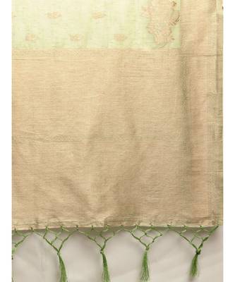 GREEN jacquard sarees 6