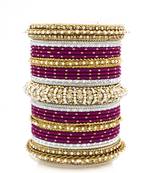 Purple bangles-and-bracelets