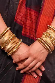 Gold bangles-and-bracelets