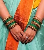 Green bangles-and-bracelets