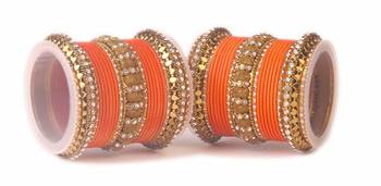 Orange bangles-and-bracelets 1