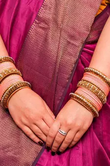 Orange bangles-and-bracelets