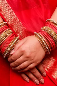 Red bangles-and-bracelets