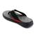 Black Color Thong Sporty Look Flip Flops By Trends & Trades for Men's