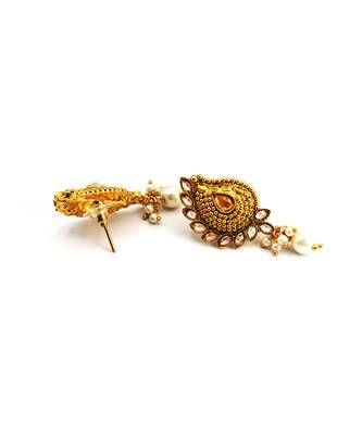 antique Gold Plated Alloy Earrings 5