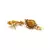 antique gold AlloyEarrings