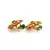 antique gold AlloyEarrings