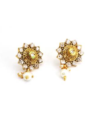 antique gold AlloyEarrings 3