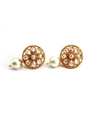 antique gold AlloyEarrings 3