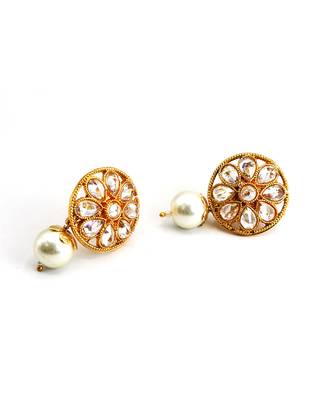 antique gold AlloyEarrings 4