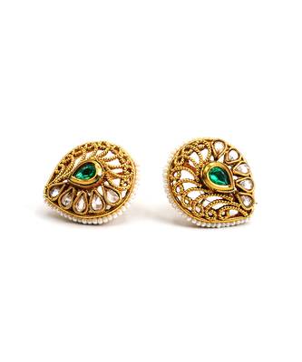 antique gold AlloyEarrings 3