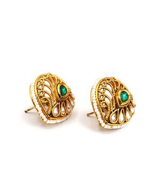 antique gold AlloyEarrings 5